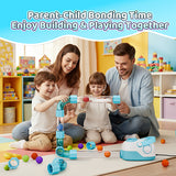 FOHEB Upgrade Air-Powered STEM Building Toys